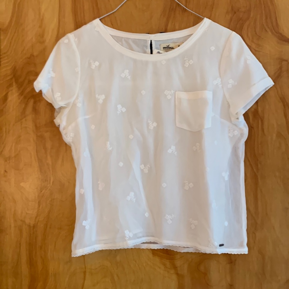 Hollister short sleeve blouse